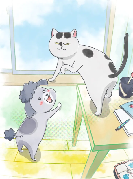 Inu to Neko Docchi mo Katteru to Mainichi Tanoshii VOSTFR